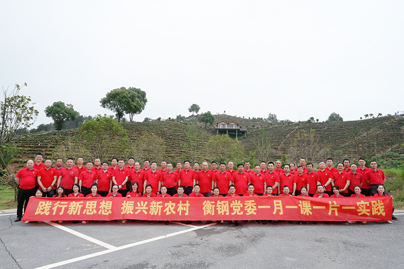 【踐行新思想 振興新農村】茶山深處綻放“衡鋼紅”