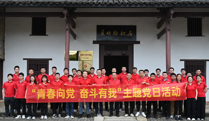 公司黨委舉辦“青春向黨 奮斗有我”主題黨日活動(dòng)