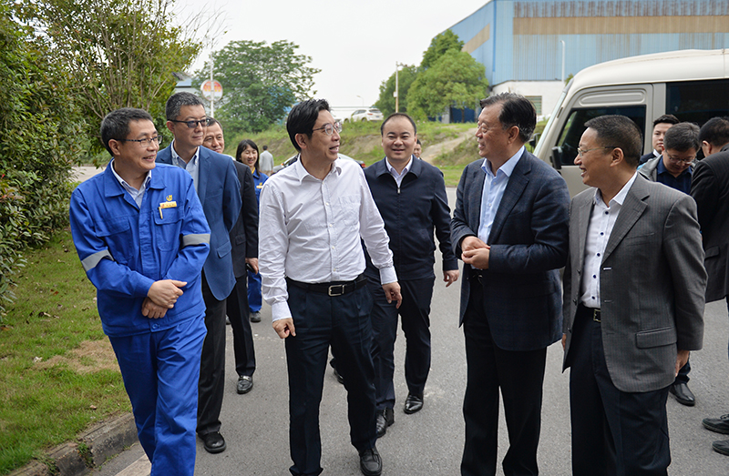 中國工程院原副院長、院士干勇來衡鋼考察